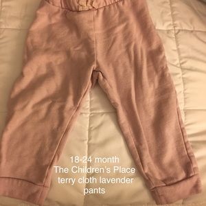 The children’s place 18-24 month terry cloth pants